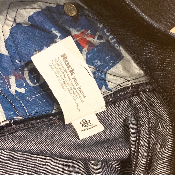 Rock & Republic Dark Cosbie Denim Jean Straight 28 - Picture 8 of 8